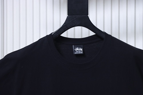 Stussy Portrait & Peace Print T-Shirt Black