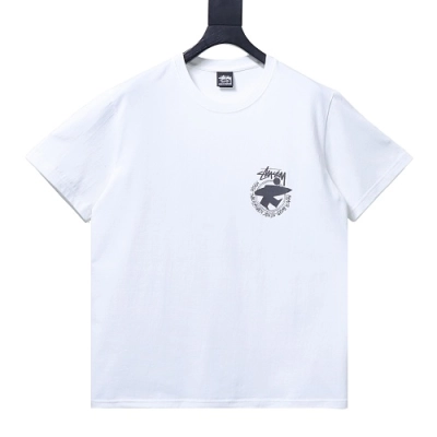 Stussy Portrait & Peace Print T-Shirt White 02