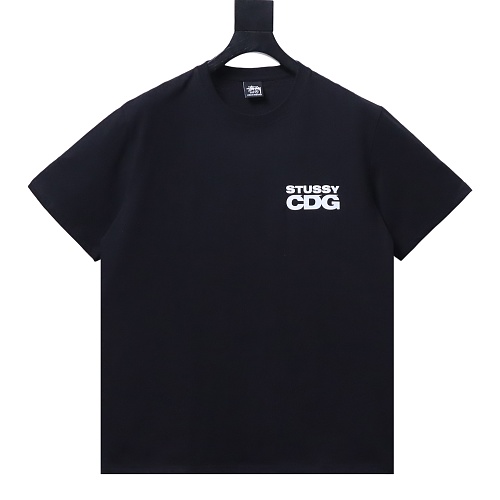 Stussy x CDG Limited Edition Graphic T-Shirt Black