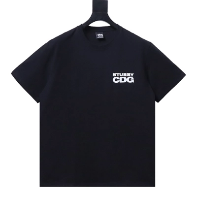 Stussy x CDG Limited Edition Graphic T-Shirt Black 02