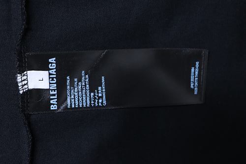 Balenciaga HBO Collaboration Embroidered Rose Bottle T-Shirt Black