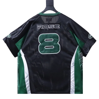 Supreme x Martine Rose Mesh American Style Short Sleeve Football Jersey Green 02