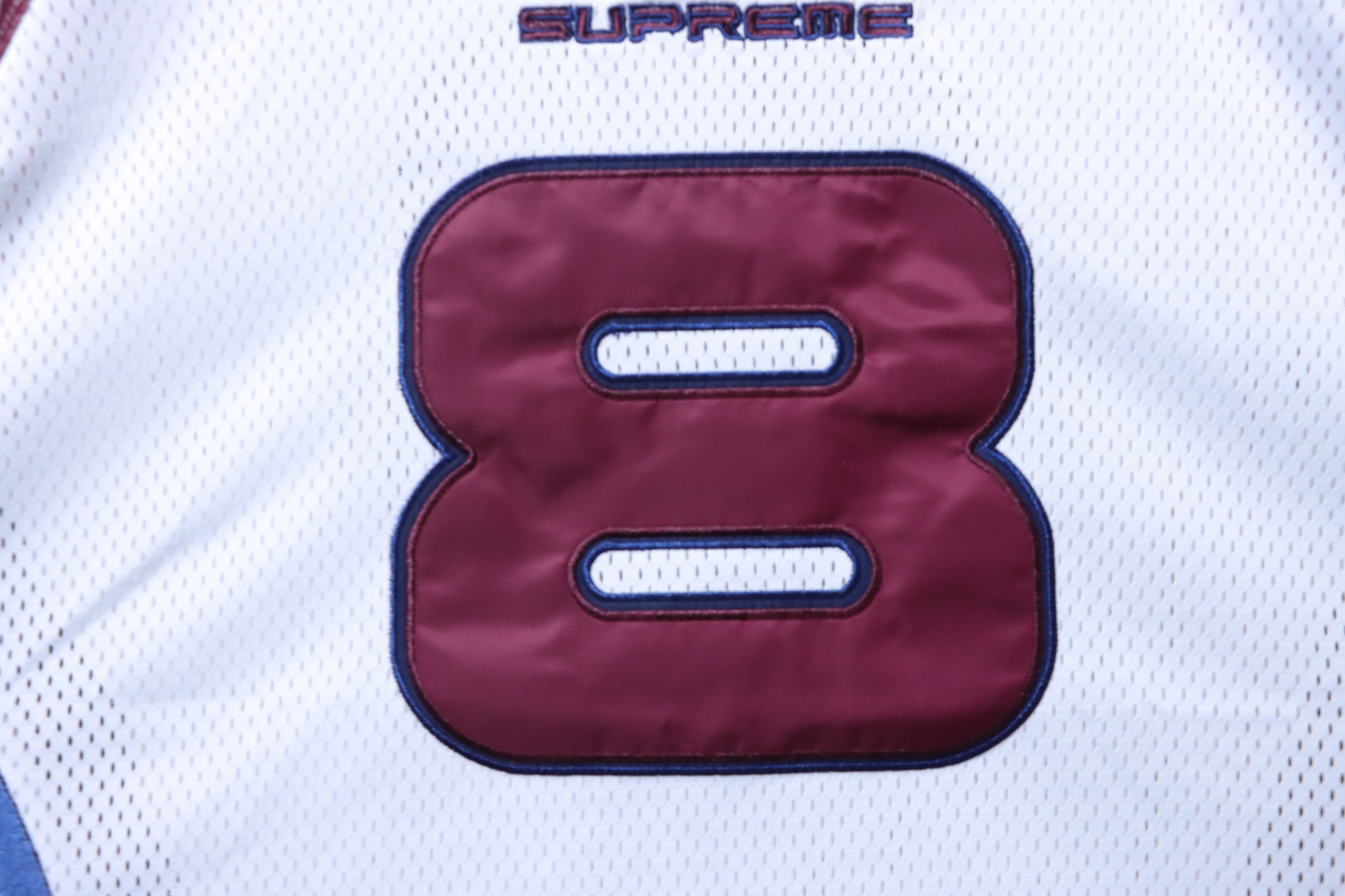Supreme x Martine Rose Mesh American Style Short Sleeve Football Jersey White