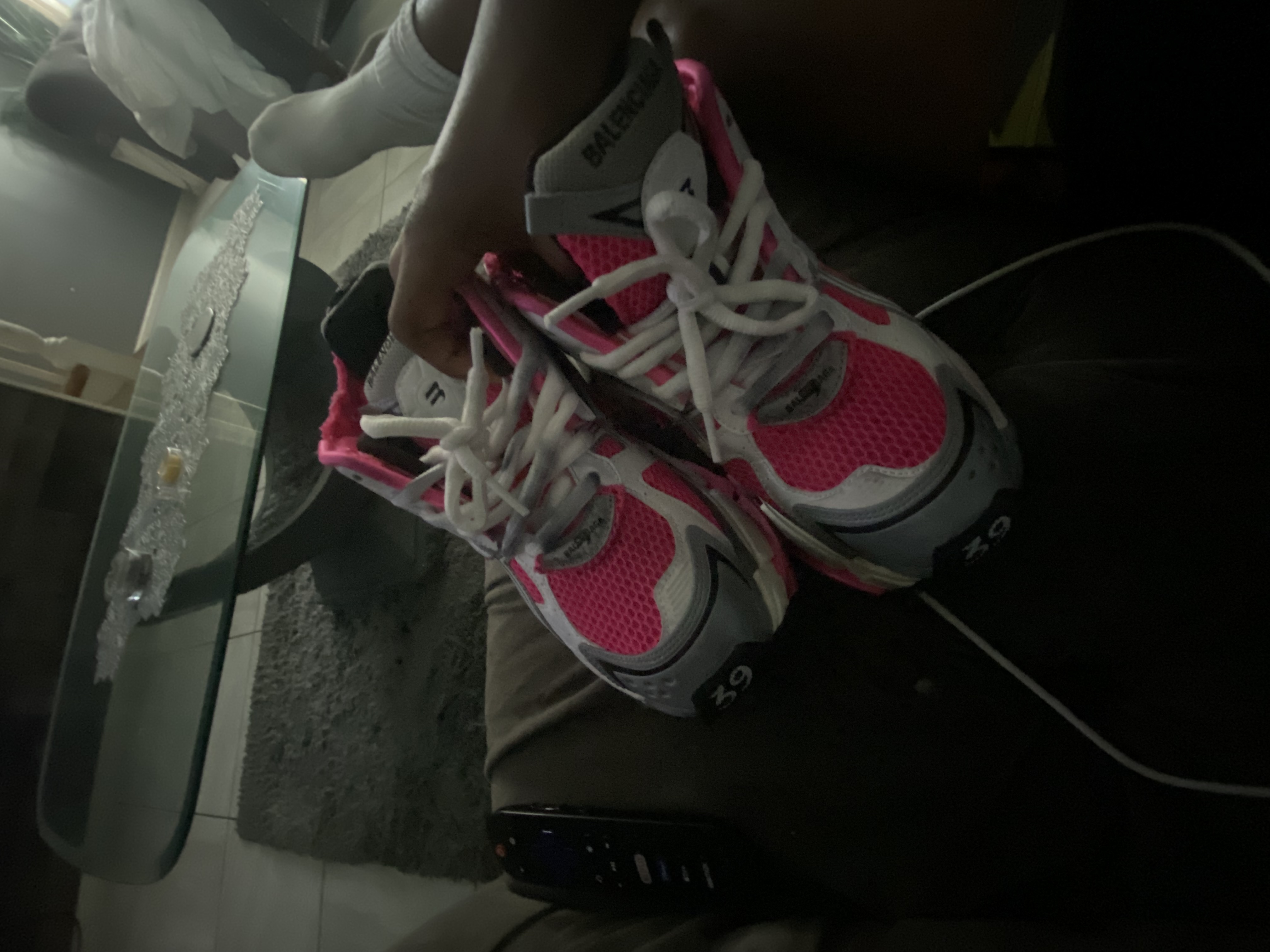 Balenciaga Runner White Red Powder 677402W3RBN9155 review Anthony 00