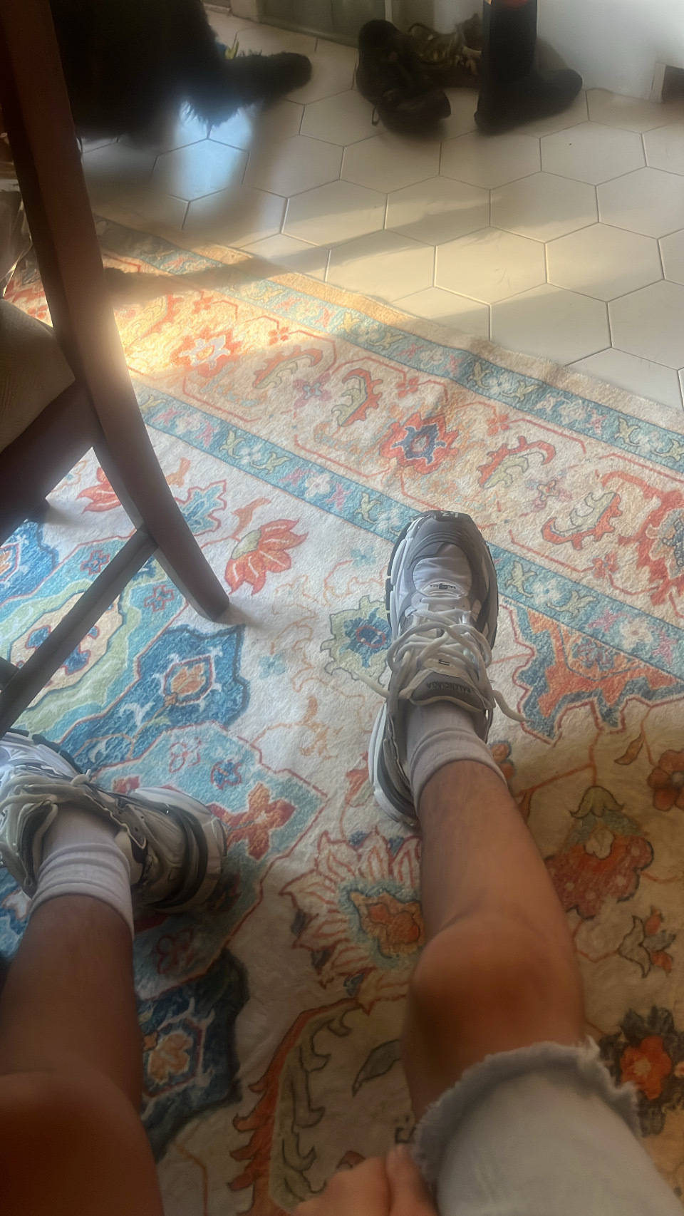 Balenciaga Runner Grey White Black 772774W3RNY9012 review big dawg