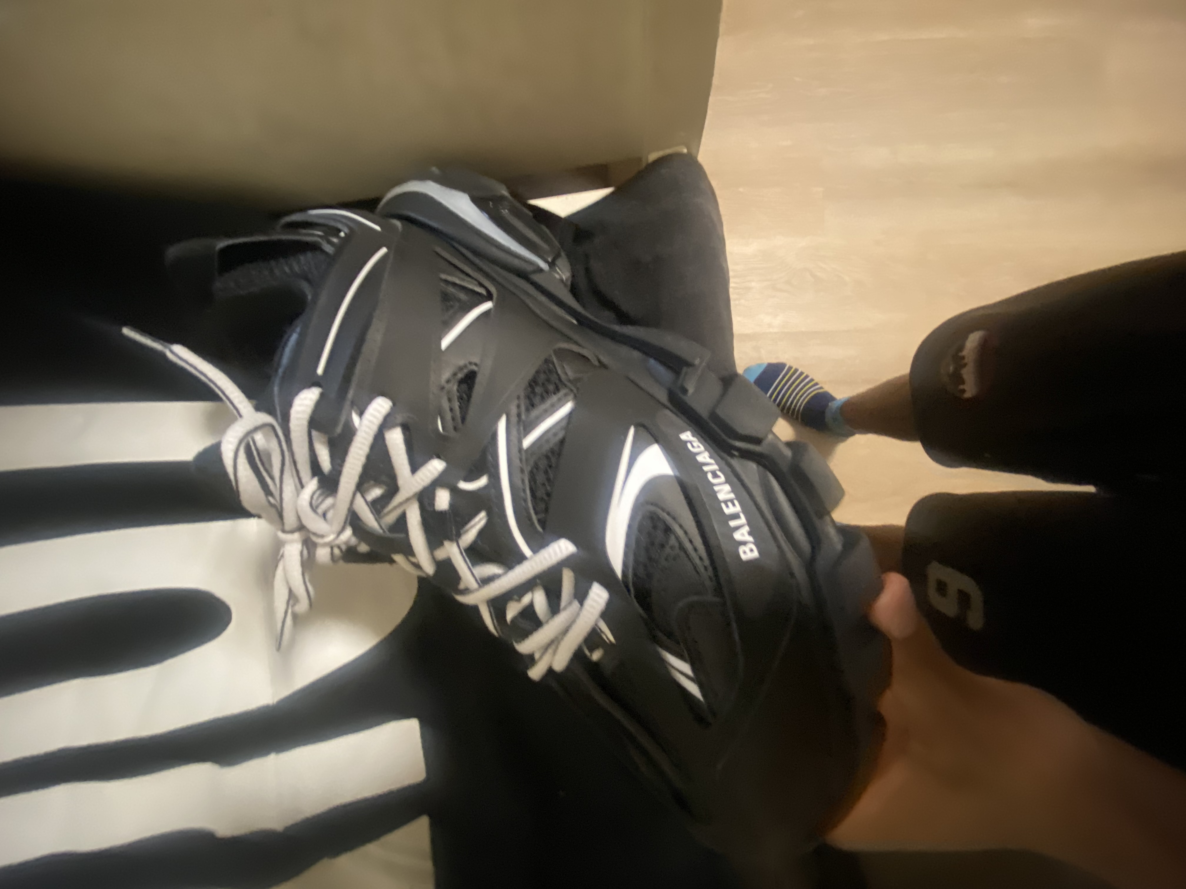 Balenciaga Track LED Black 2021 542436W3AC11090 review Alan