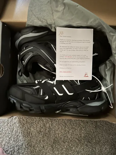 Balenciaga Track LED Black 2021 542436W3AC11090 review King James 02