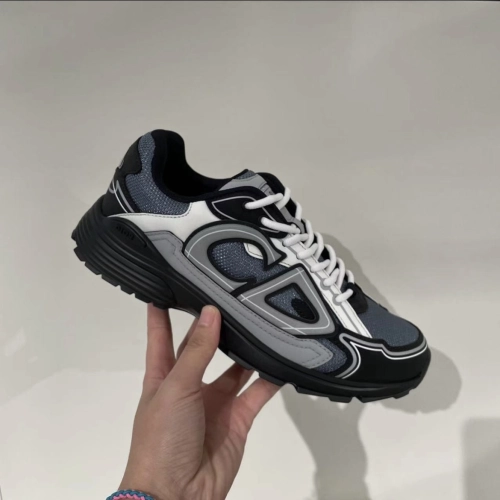Dior B30 Sneaker Blue Mesh With Gray White and Black Technical Fabric 3SN279ZRB_H068 review 
