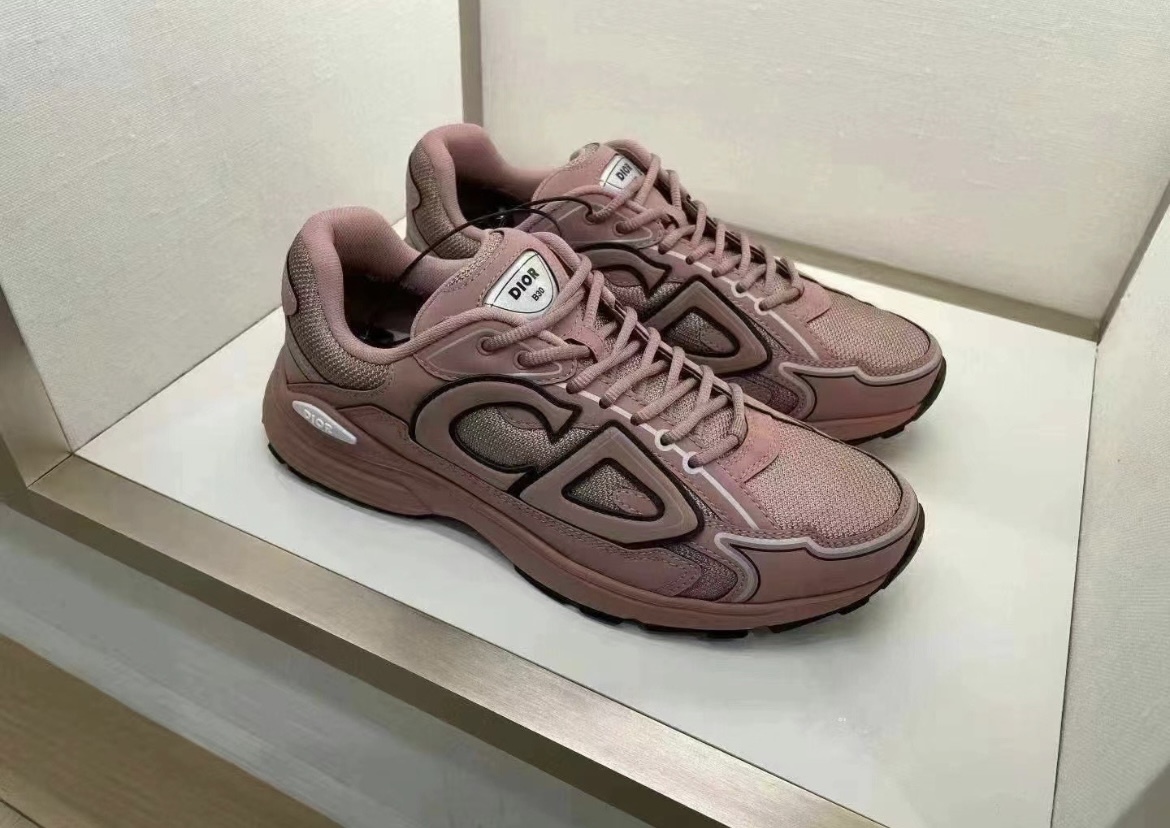 Dior B30 Microfiber Mesh Brown Red 3SN279ZRD_H763 review jerimiah ahshd