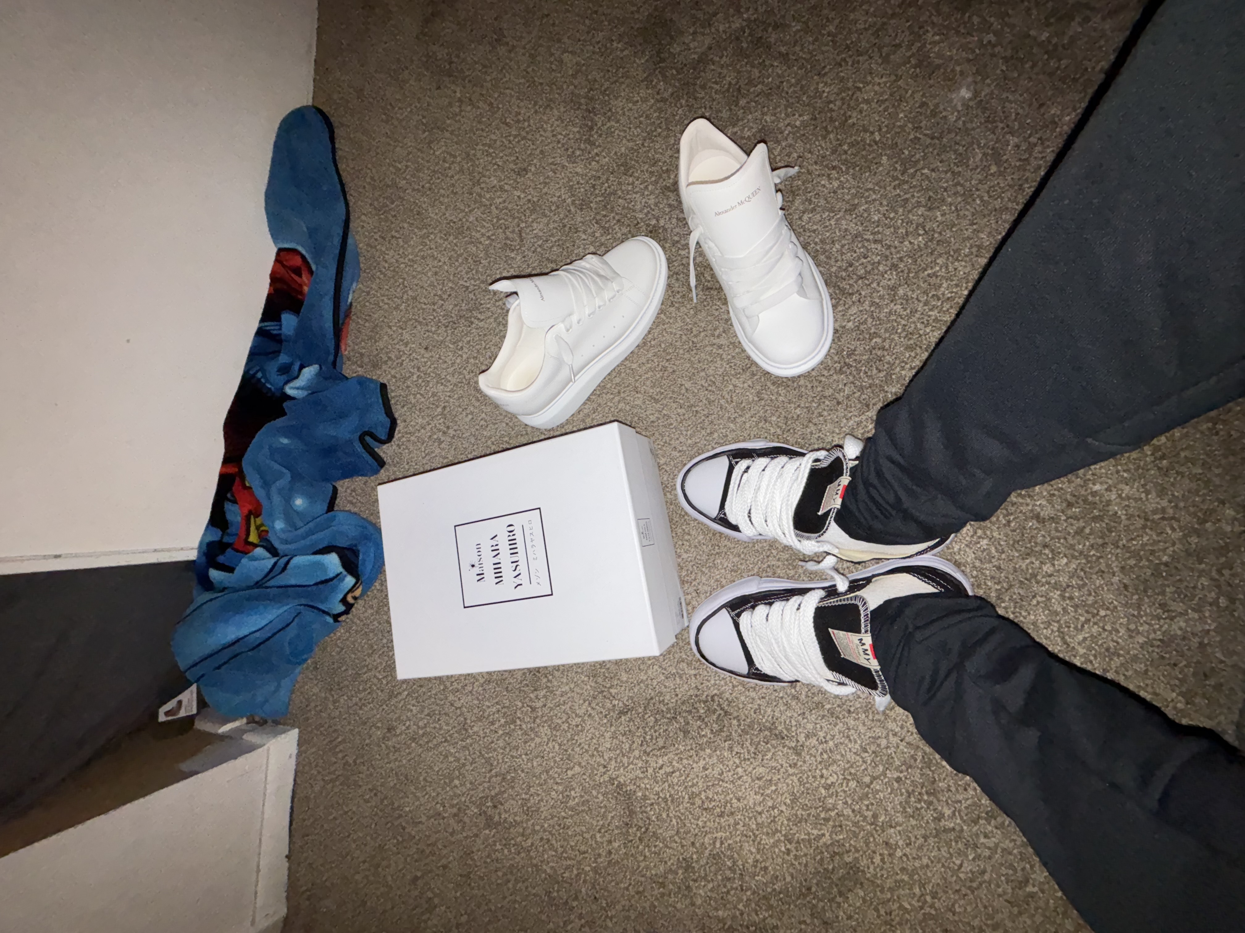 Maison Mihara Yasuhiro Peterson OG Sole Canvas Low Black A05FW702 NO.722 review Erock 00