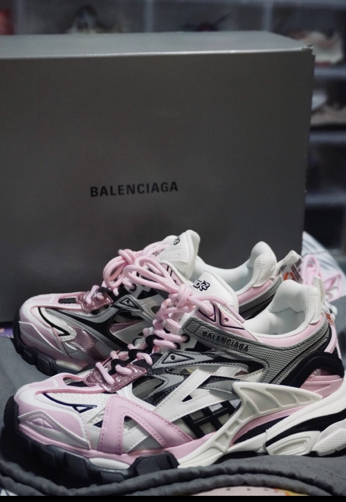 Balenciaga Track.2 Pink Black 568615 W3AE2 5291 review daniel peterson