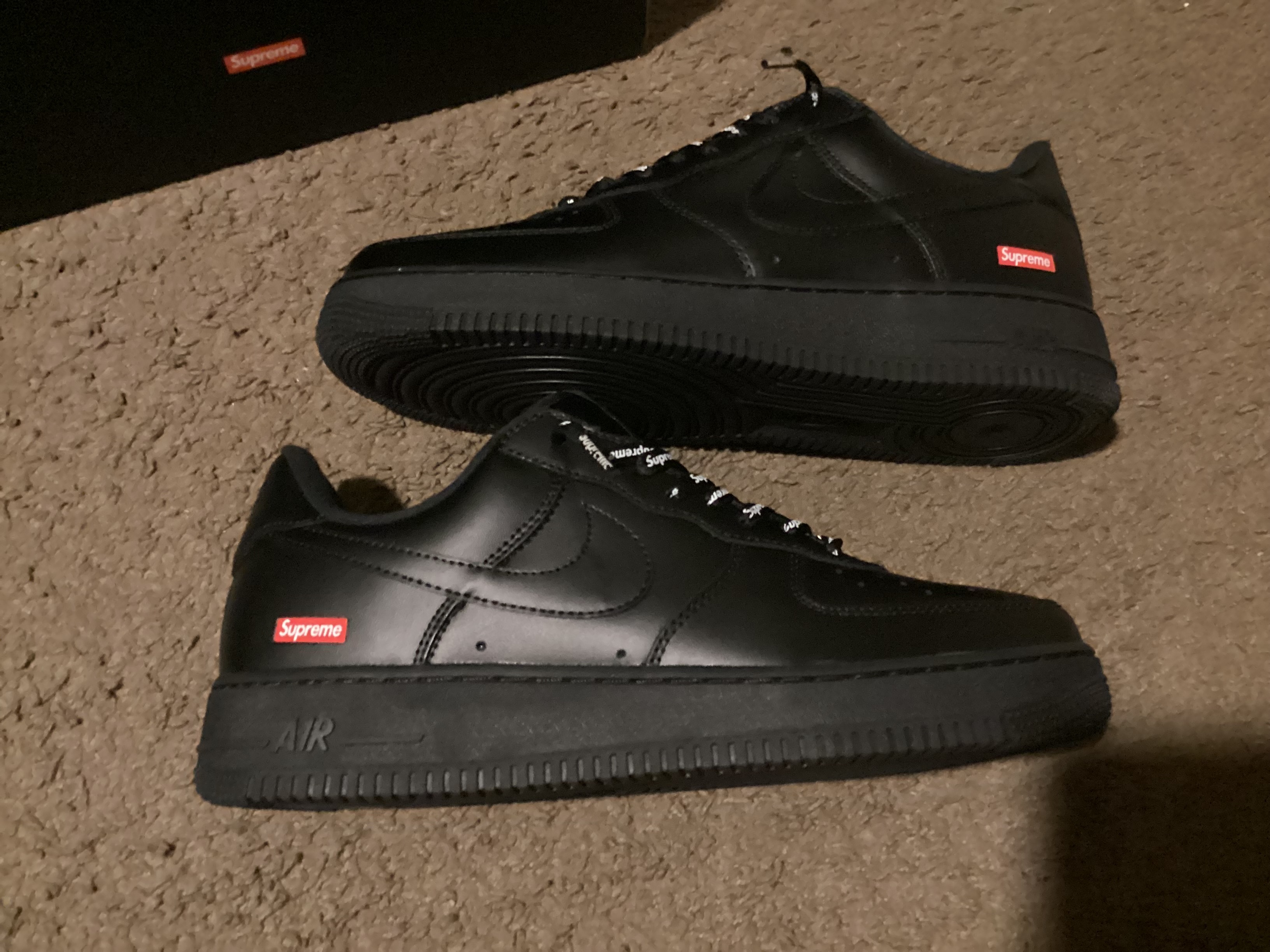 Nike Air Force 1 Low Supreme Black CU9225-001 review Stendo 00