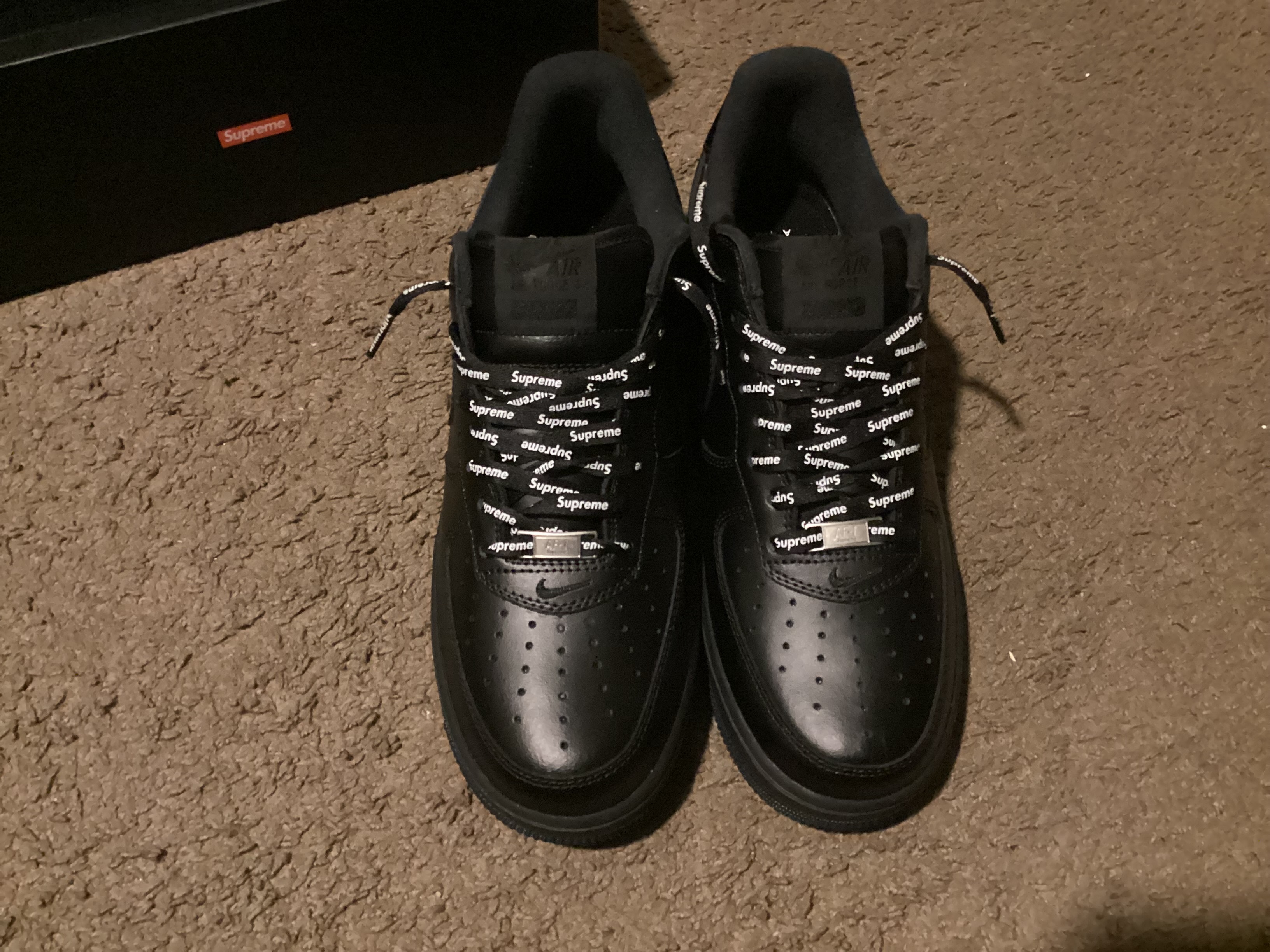 Nike Air Force 1 Low Supreme Black CU9225-001 review Stendo 02