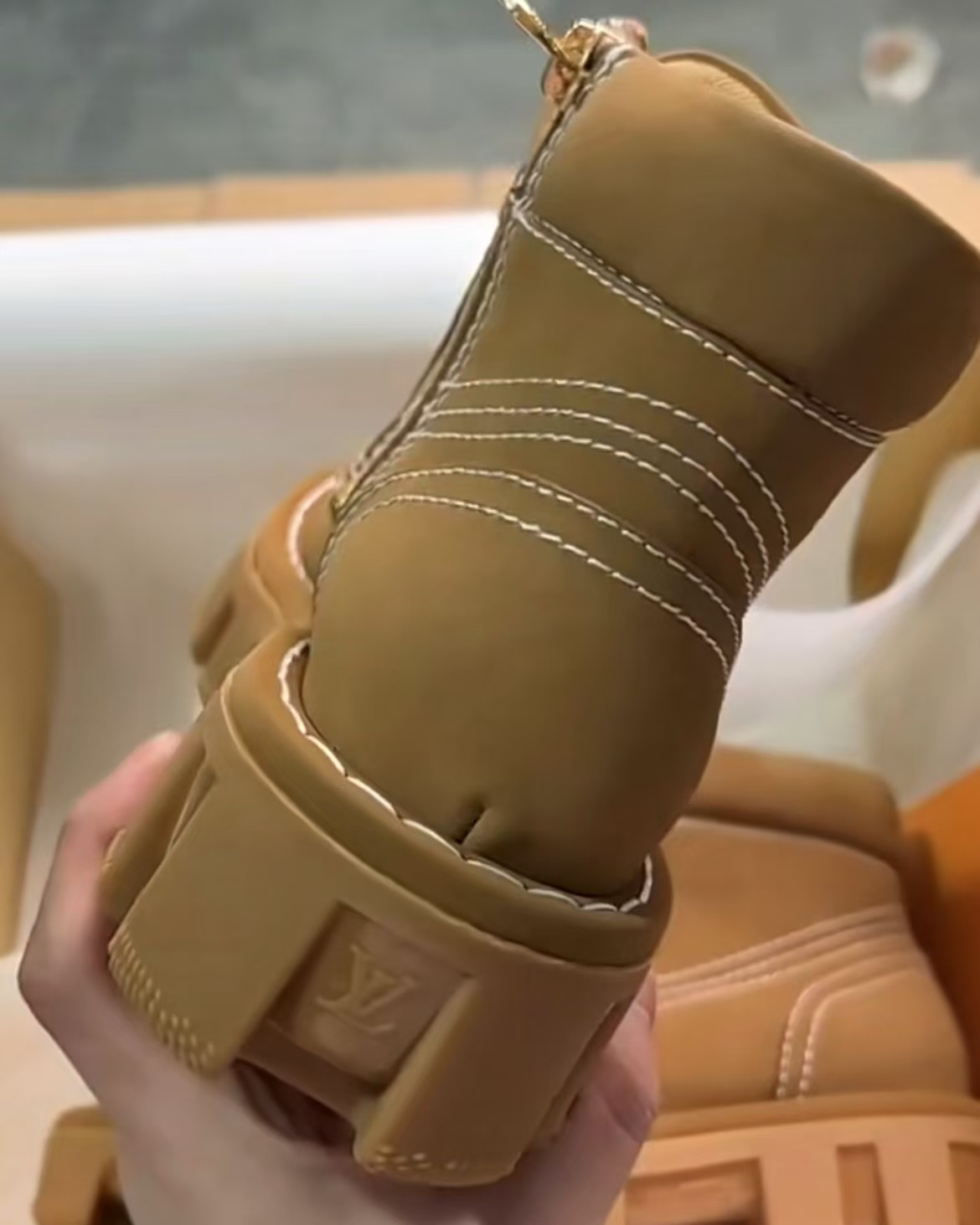 Louis Vuitton Checker Ankle Martin Boots 1ACN8B review 2