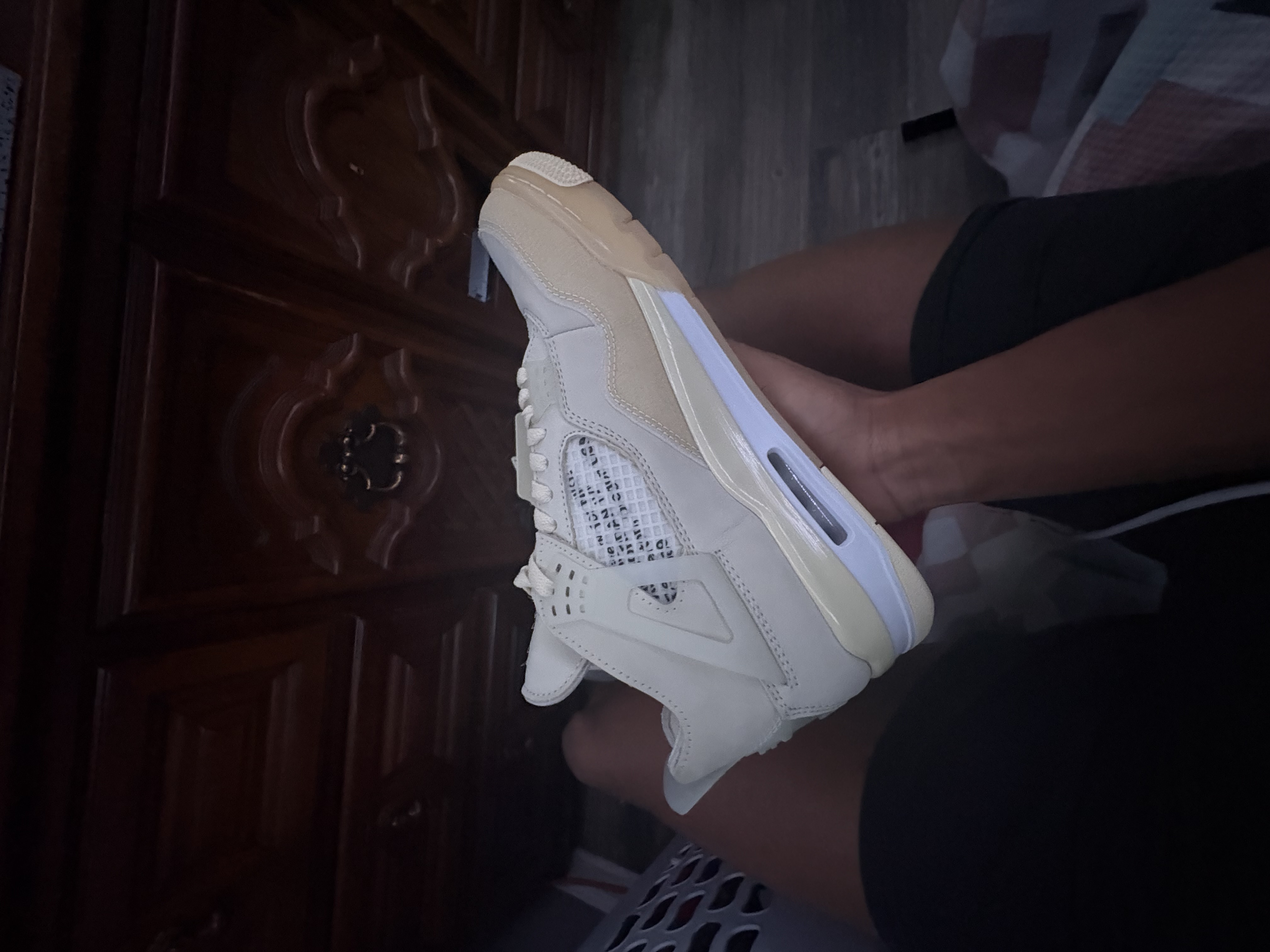 Air Jordan 4 Retro Off-White Sail CV9388-100 review DkNYC 02