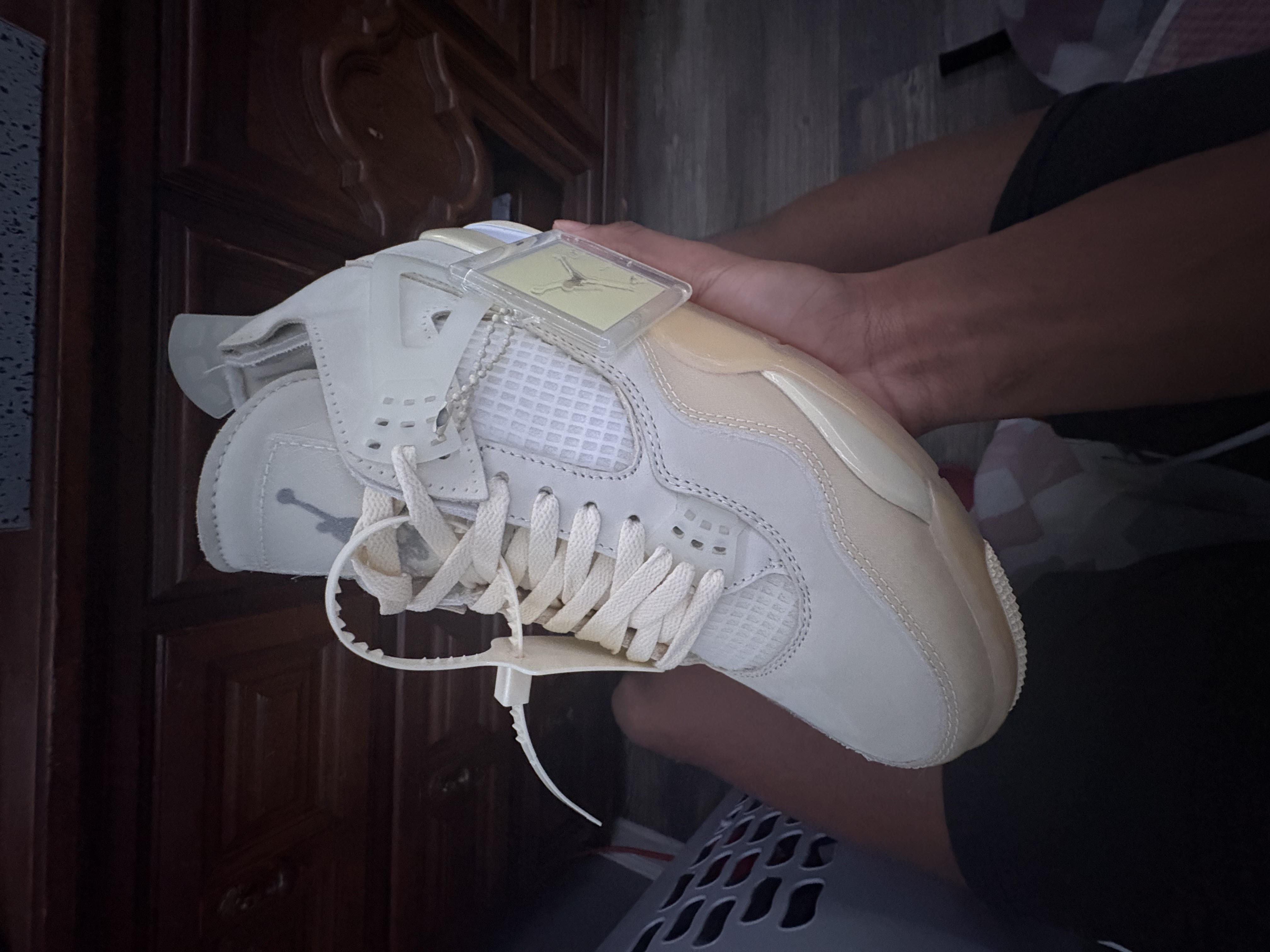Air Jordan 4 Retro Off-White Sail CV9388-100 review DkNYC 04