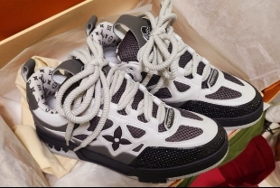 Louis Vuitton LV Skate Sneaker Grey White 1AC52K review 