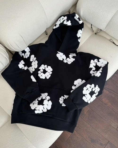 Denim Tears The Cotton Wreath Sweatshirt Royal Black review 