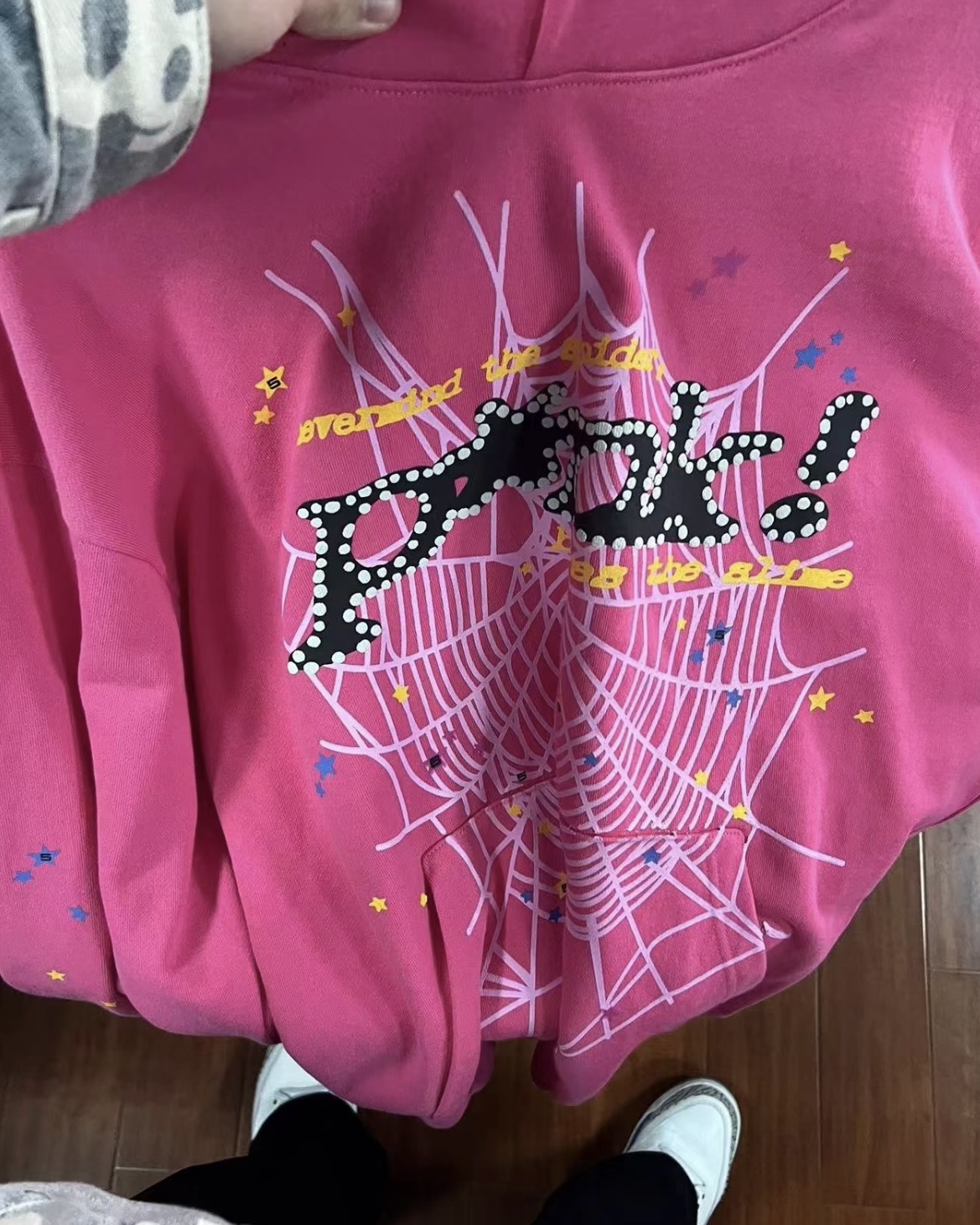 Sp5der Young Thug Black Punk Hoodie review Tay Gilliam