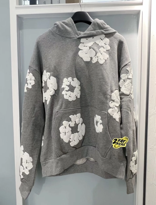 Denim Tears The Cotton Wreath Sweatshirt Royal Grey review 