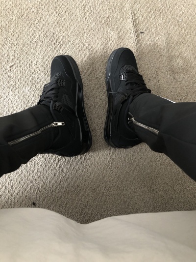 Air Jordan 4 Retro Black Cat CU1110-010 review Jordyn