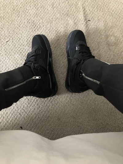 Air Jordan 4 Retro Black Cat CU1110-010 review Jordyn