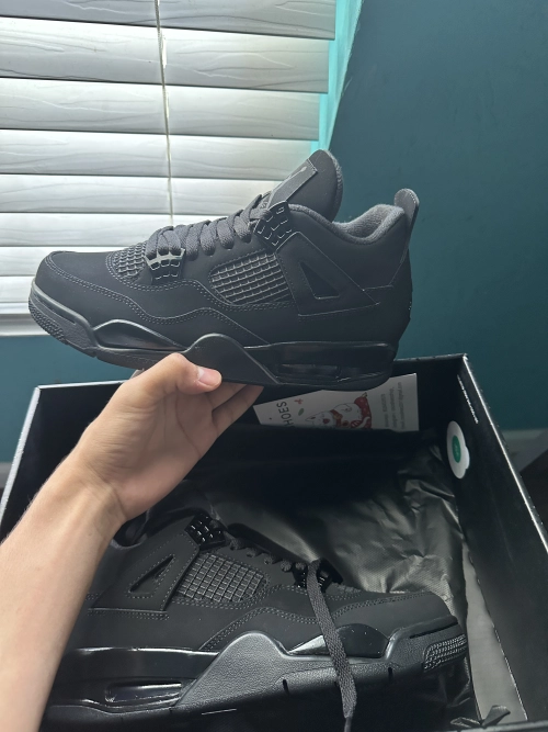 Air Jordan 4 Retro Black Cat CU1110-010 review 
