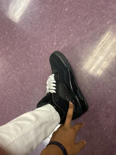 Air Jordan 4 Retro Black Cat CU1110-010 review Santosmaxie24 01