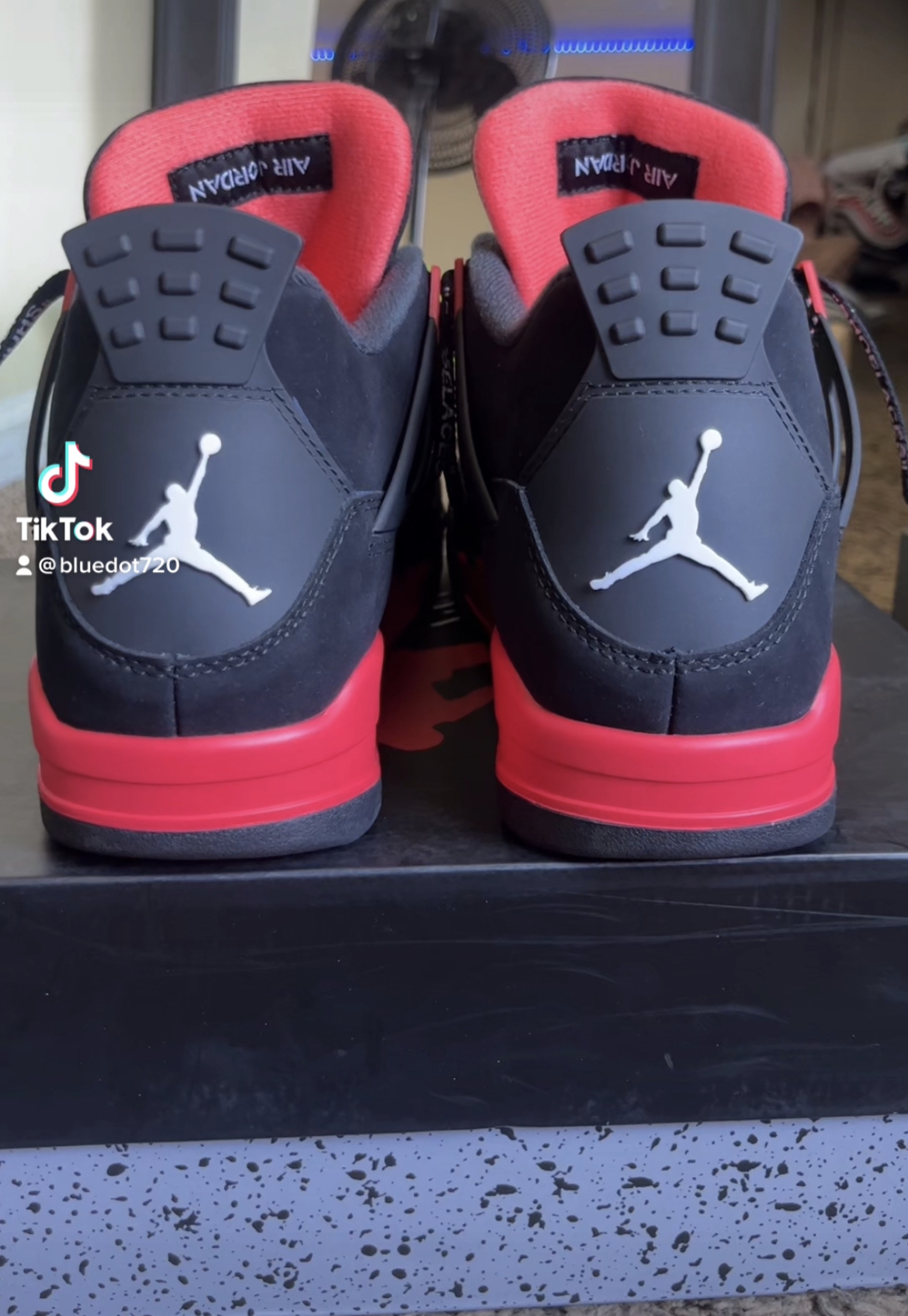 Air Jordan 4 Retro Red Thunder CT8527-016 review Blue Dot 05