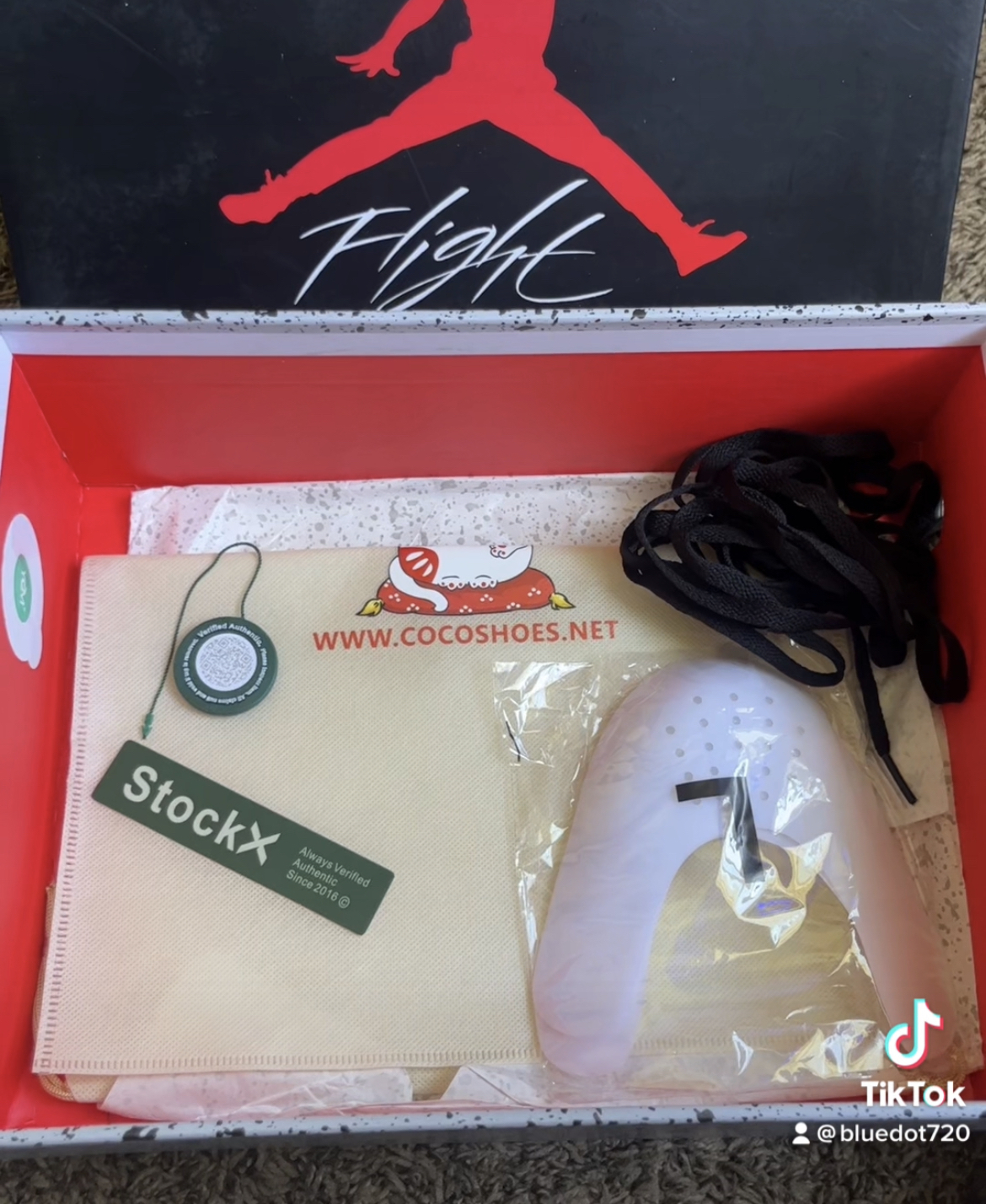 Air Jordan 4 Retro Red Thunder CT8527-016 review Blue Dot 06