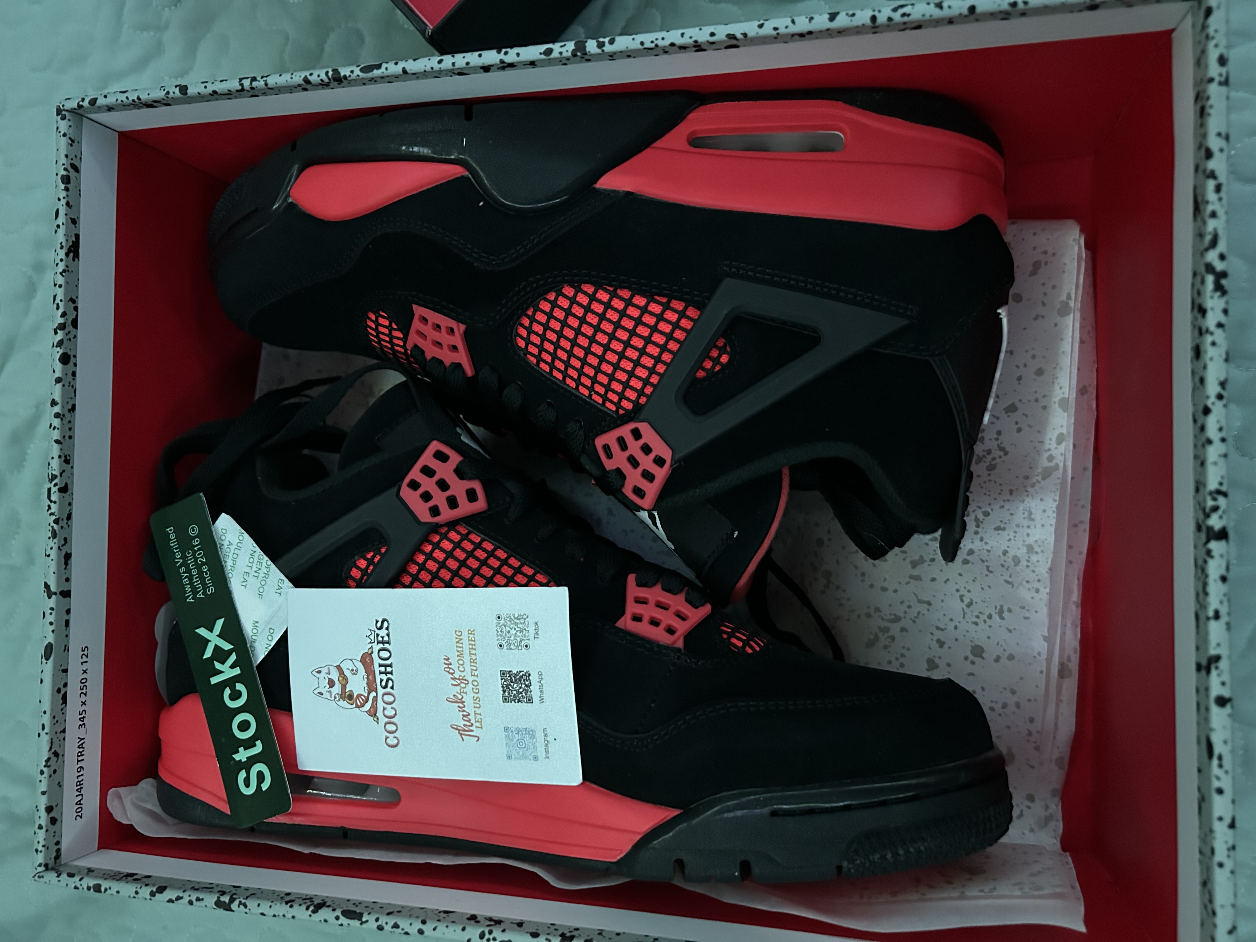 Air Jordan 4 Retro Red Thunder CT8527-016 review TJ 01