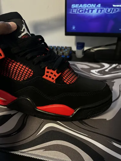 Air Jordan 4 Retro Red Thunder CT8527-016 review 0trllll