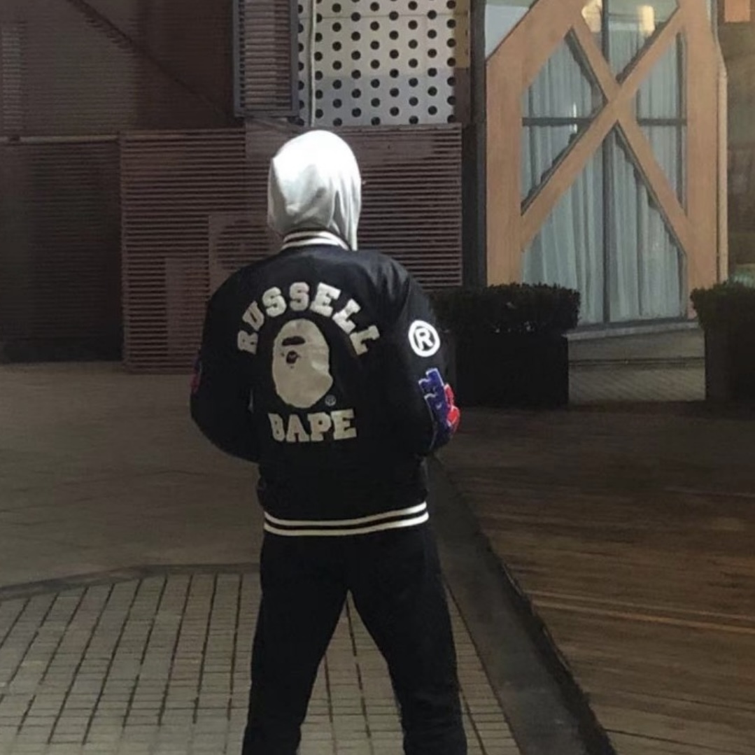 Bape x Russell College Varsity Jacket Black review Keith Robertson
