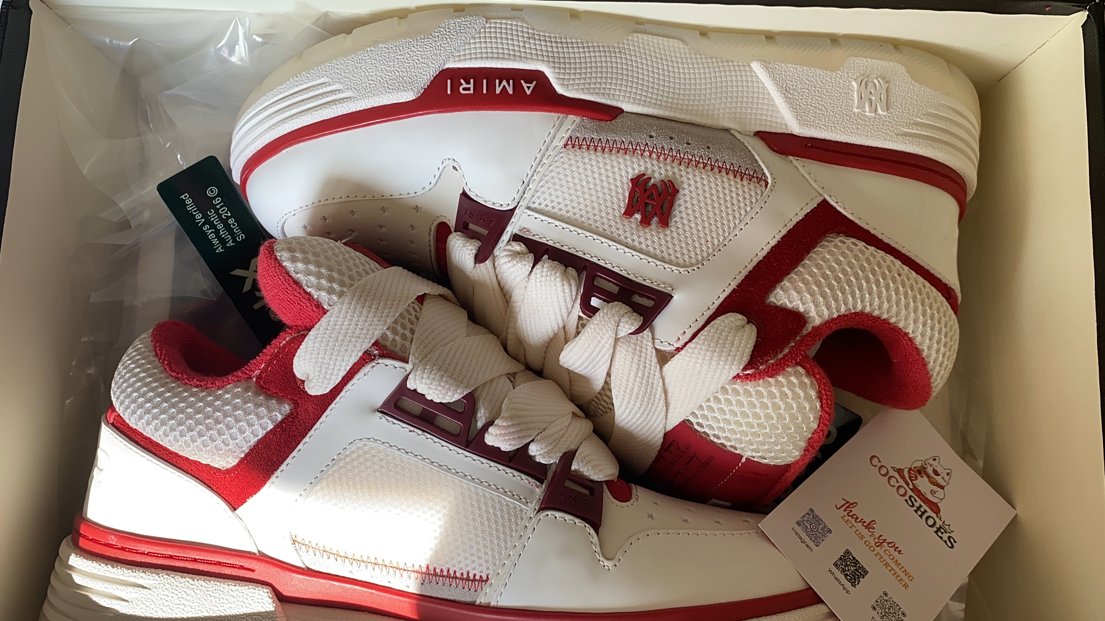 Amiri MA-1 White Red PS24MFS018 610 review Cruz