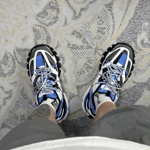 Balenciaga Track Grey White Blue 542436W3SR62501 review 