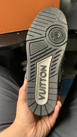 Louis Vuitton LV Skate Trainer Black Swarovski Monogran 1ABMHV review Doniie56 on ig 05