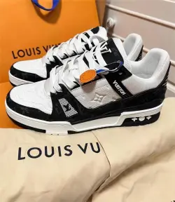 Louis Vuitton Trainer Black and White Cloth Cover VL1202 review Tefft
