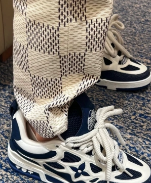 Louis Vuitton LV Skate Sneaker Marine White 1AARRM review 