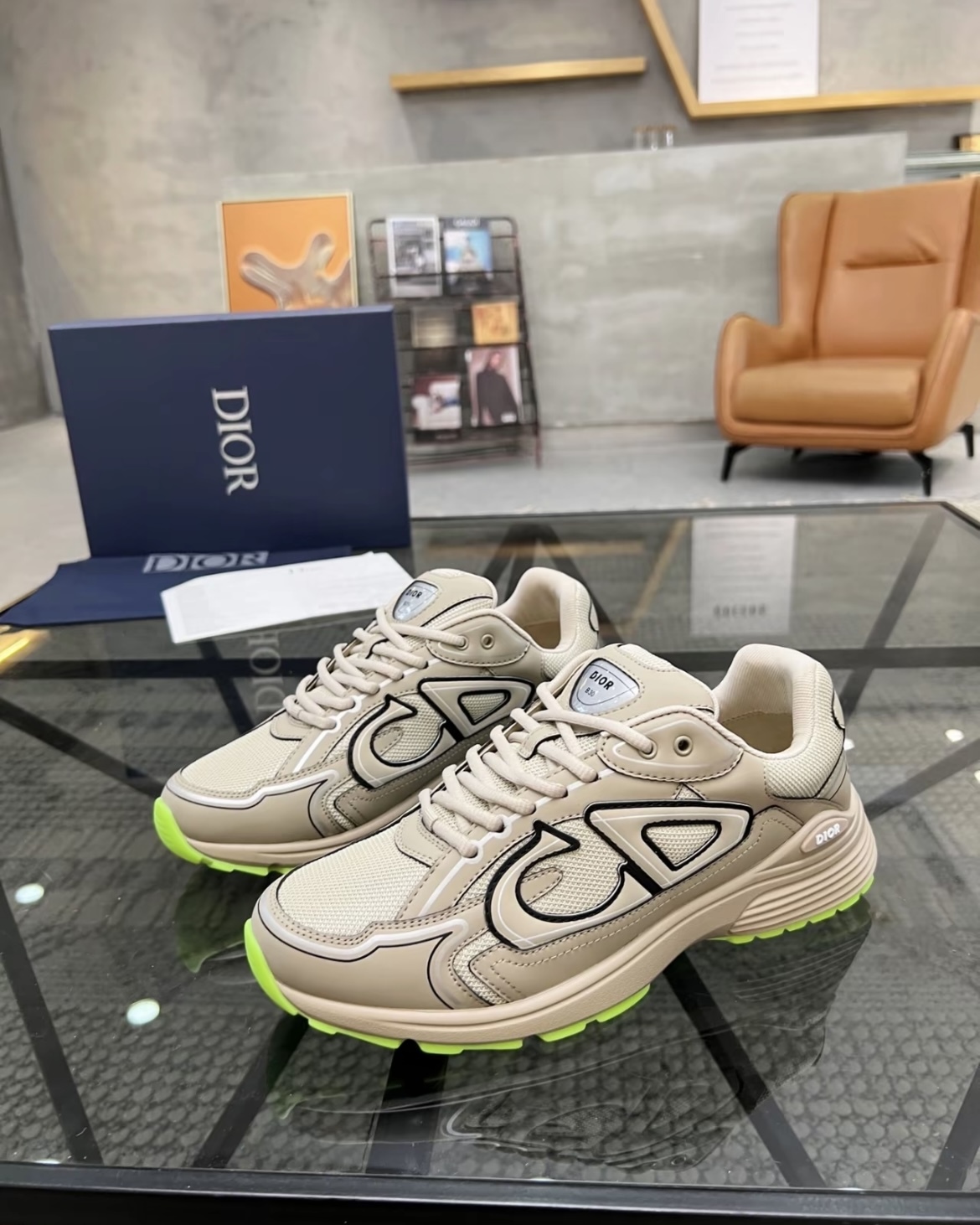 Dior B30 Beige Mesh Technical Fabric 3SN279ZRD_H120 review Justin Benitez