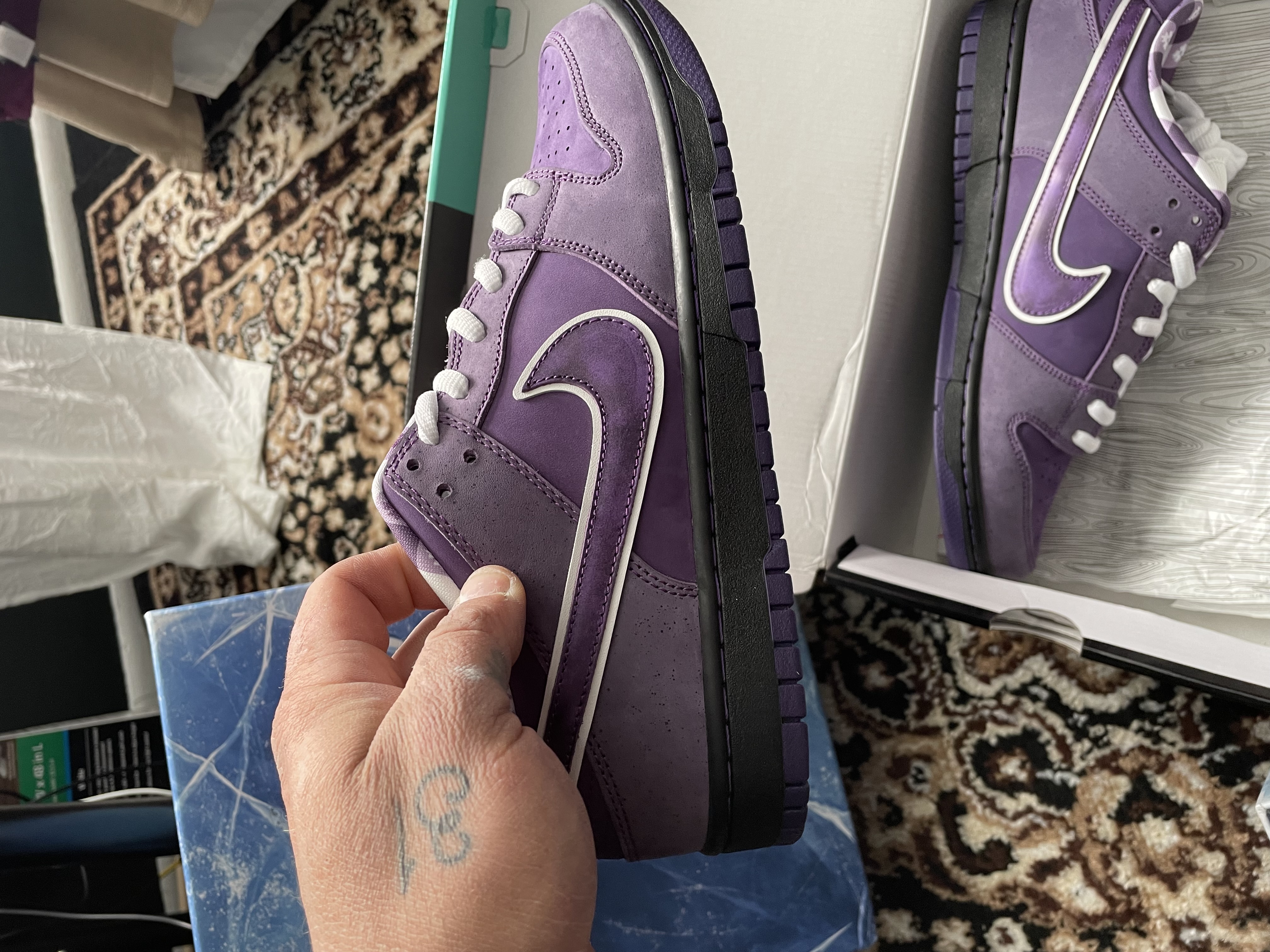 Nike SB Dunk Low Concepts Purple Lobster (Special Box) BV1310-555 review Bigjim2654 03