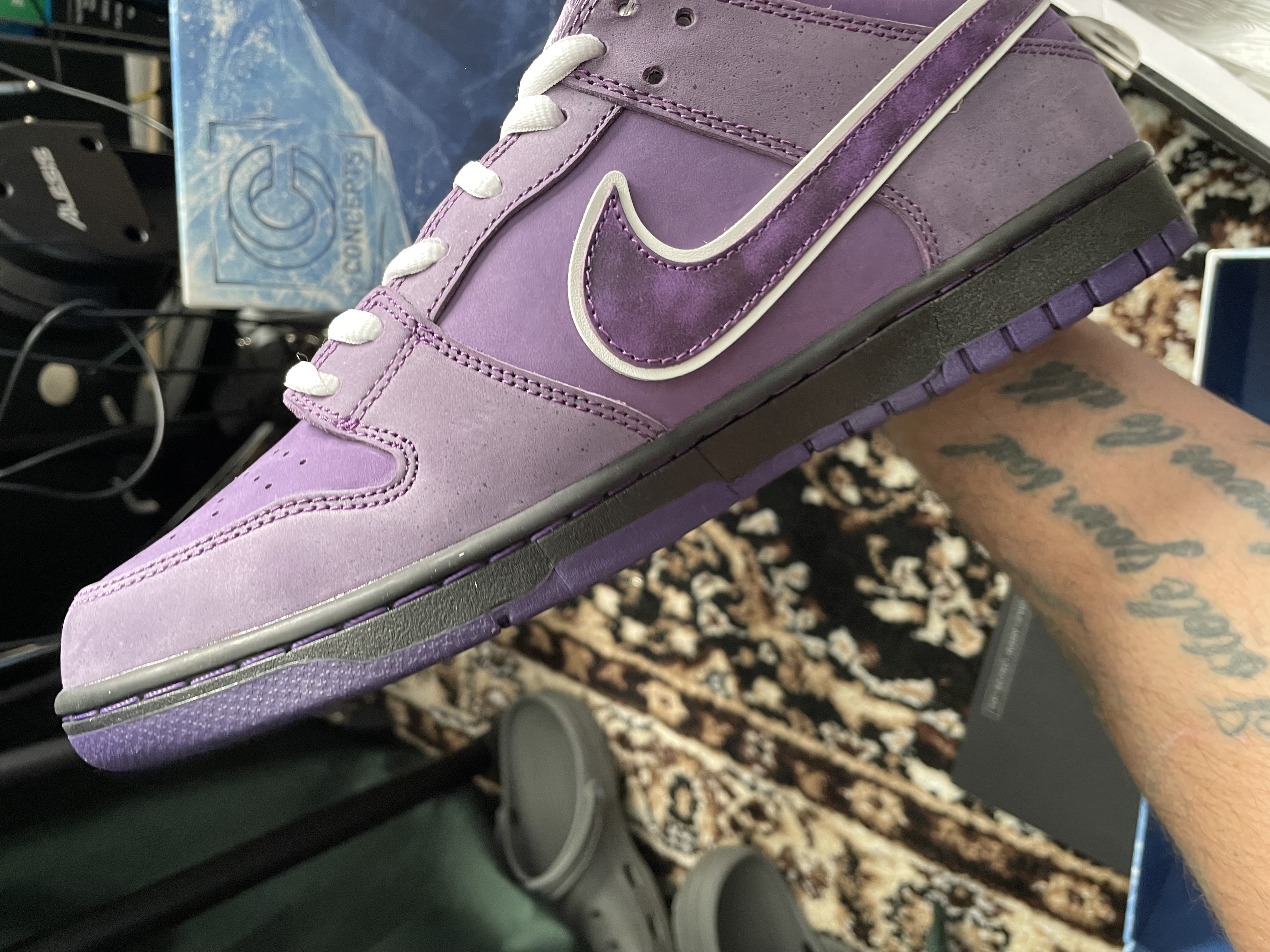 Nike SB Dunk Low Concepts Purple Lobster (Special Box) BV1310-555 review Bigjim2654 04