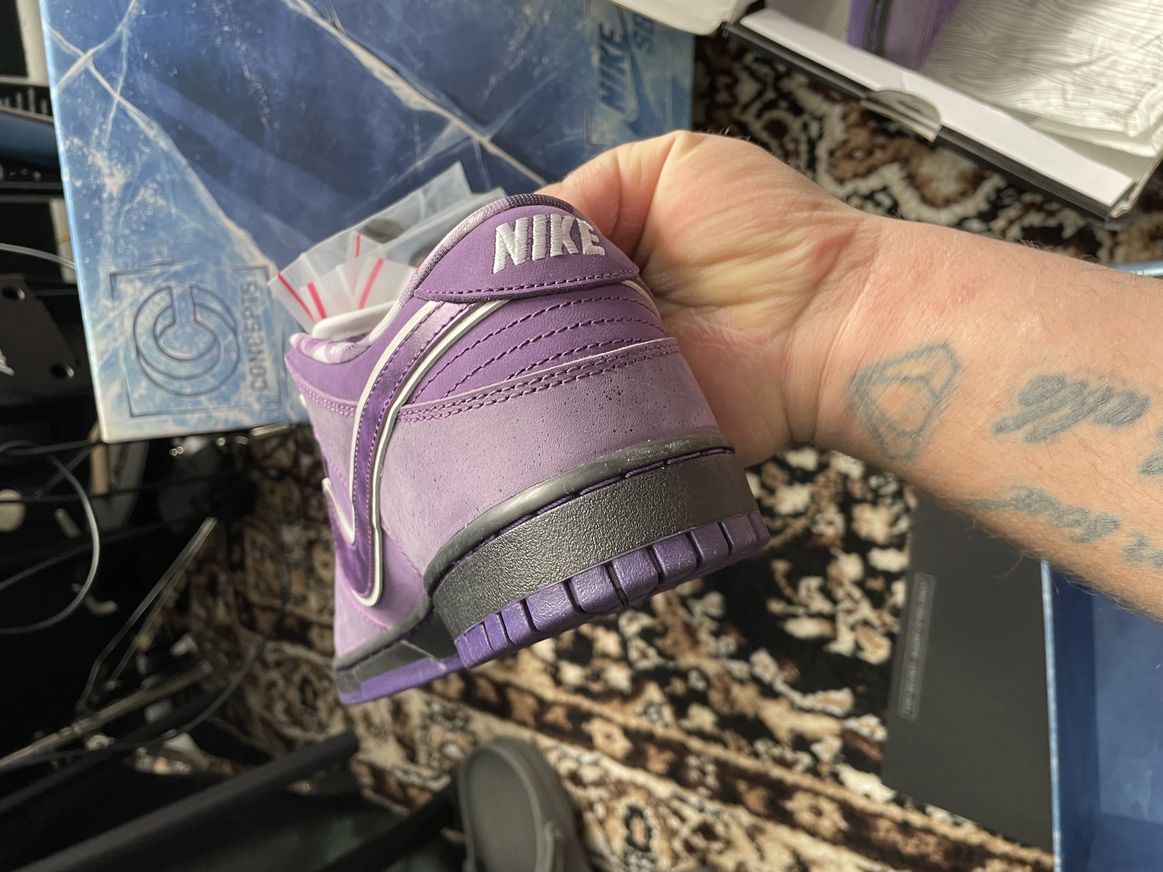 Nike SB Dunk Low Concepts Purple Lobster (Special Box) BV1310-555 review Bigjim2654 05
