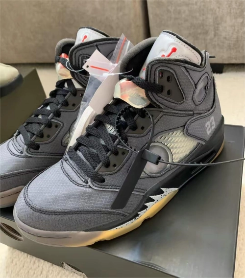 Air Jordan 5 Retro Off-White Black CT8480-001 review 