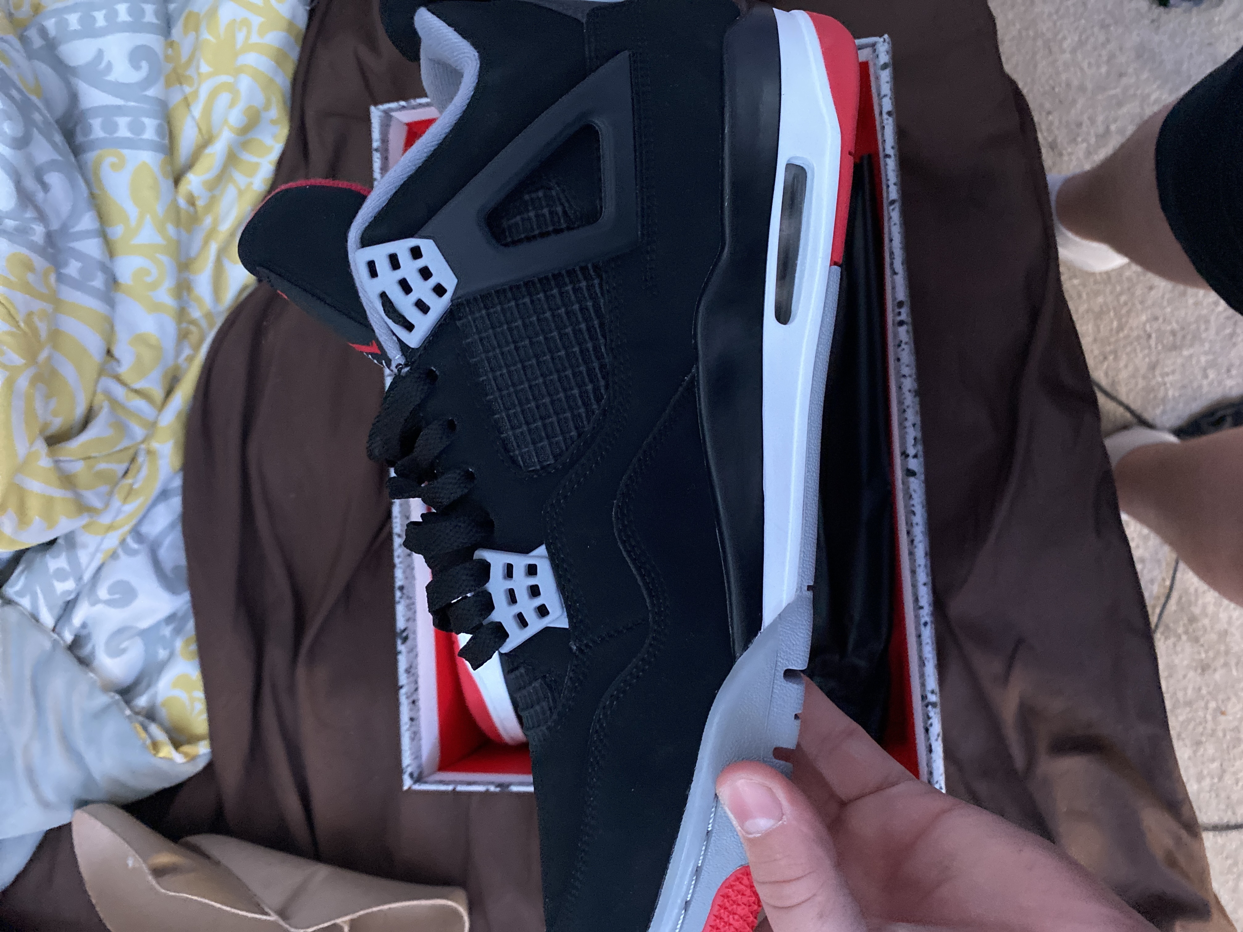 Air Jordan 4 Retro Bred 308497-060 review David 00