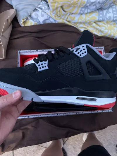 Air Jordan 4 Retro Bred 308497-060 review David 00