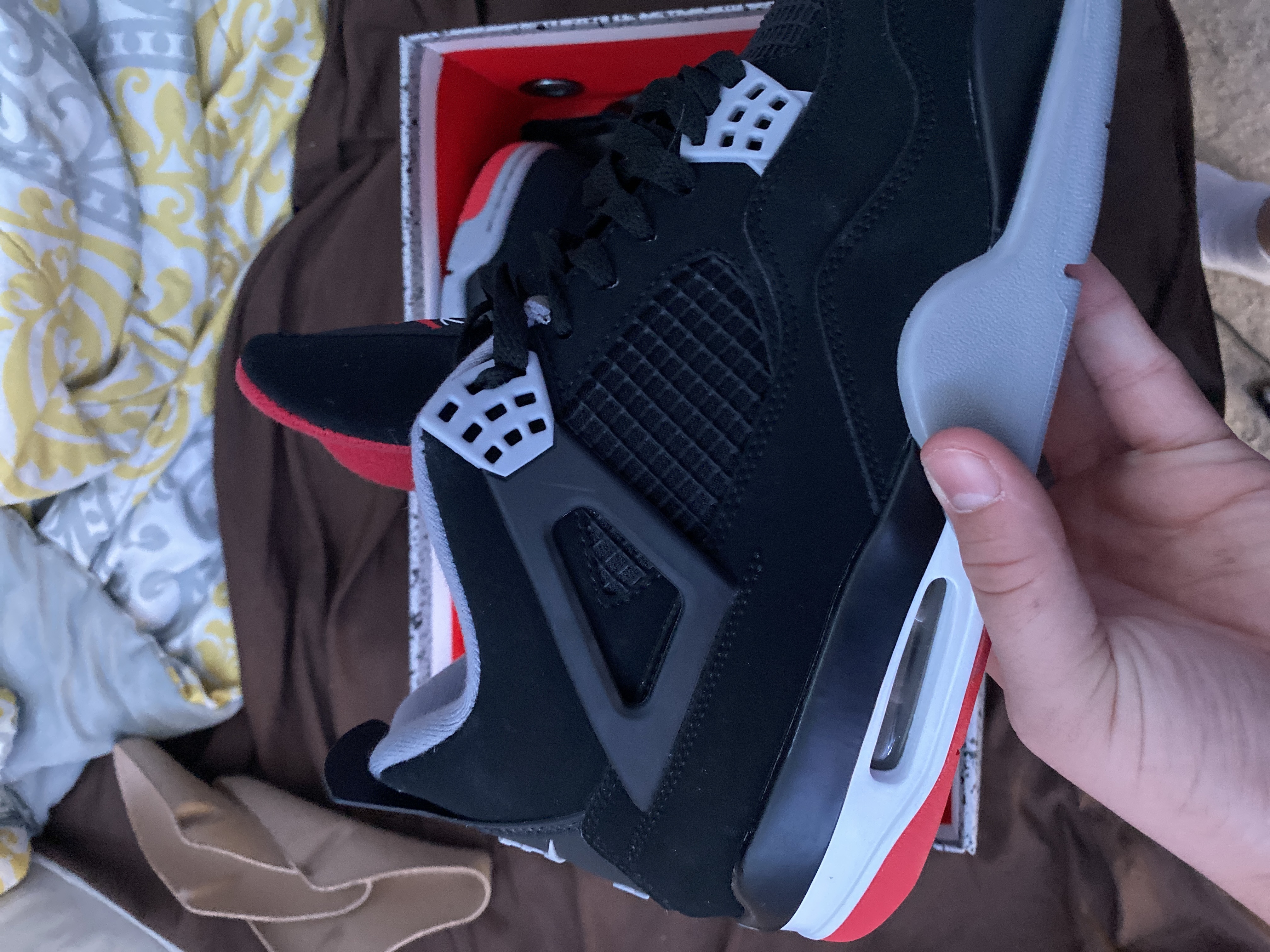 Air Jordan 4 Retro Bred 308497-060 review David 02