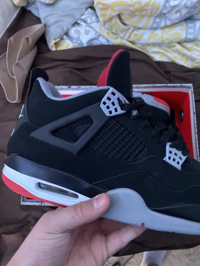 Air Jordan 4 Retro Bred 308497-060 review David 02