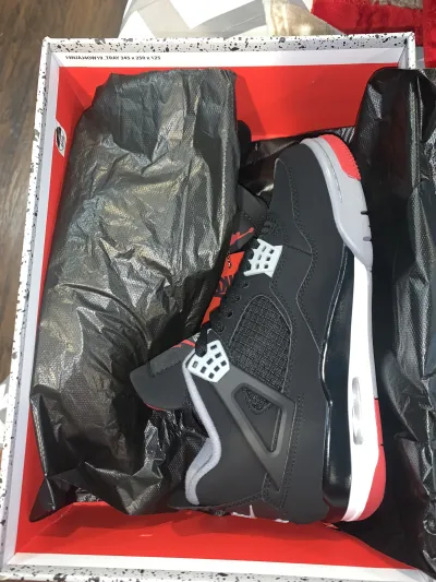 Air Jordan 4 Retro Bred 308497-060 review brandon