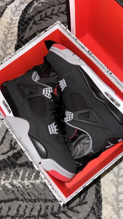 Air Jordan 4 Retro Bred 308497-060 review Js 00