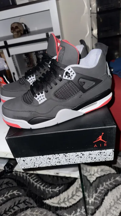 Air Jordan 4 Retro Bred 308497-060 review Js 01